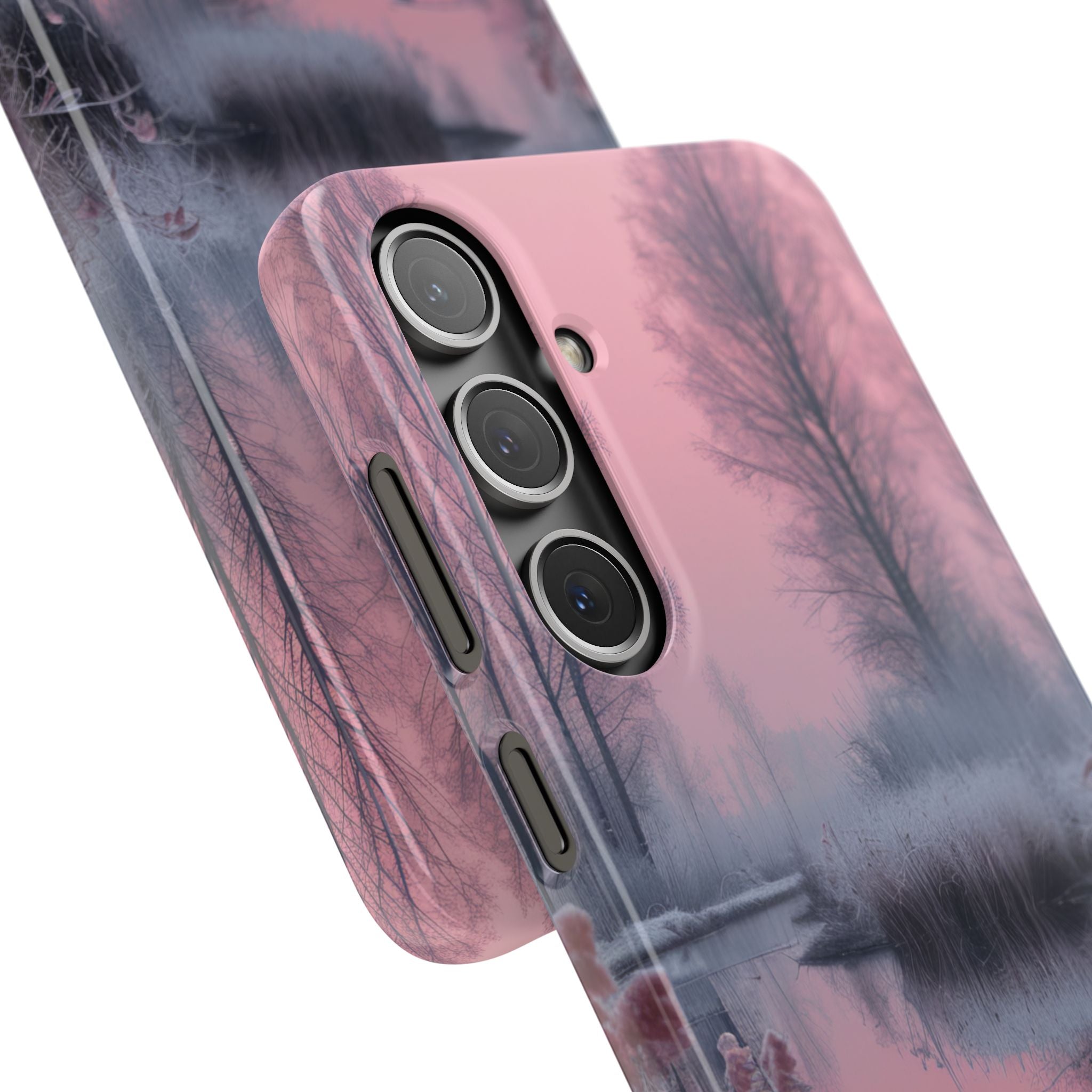 Pink Serenity Case - Slim Samsung S24 Phone Case