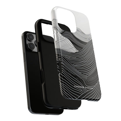 Undulating Horizon Waves iPhone 16 - Tough Phone Case