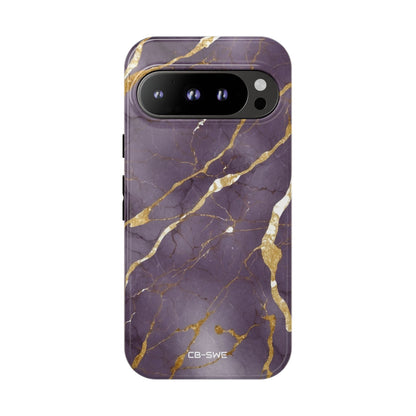 Golden Veins Flowing - Google Pixel Case