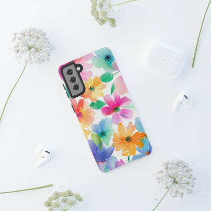 Vibrant Floral Impression - Samsung Case