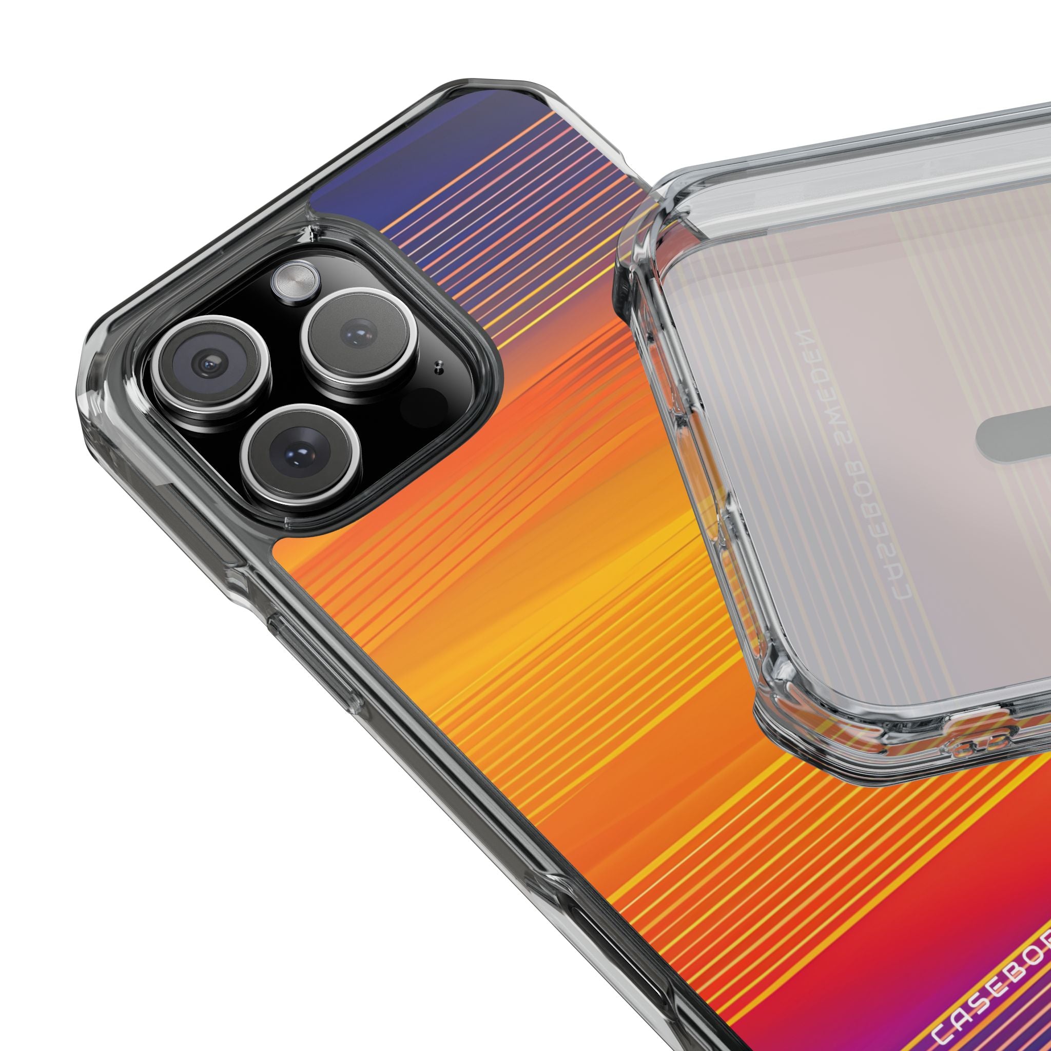 Gradient Sunset Flow iPhone 16 - Clear Impact Phone Case