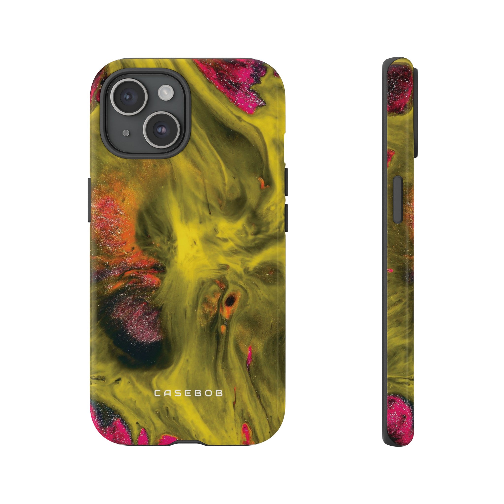 Yellow Ink Art - Protective Phone Case