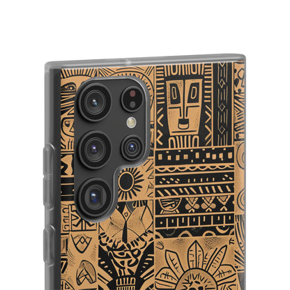 Tribal Faces Samsung S22 Ultra Case - Soft