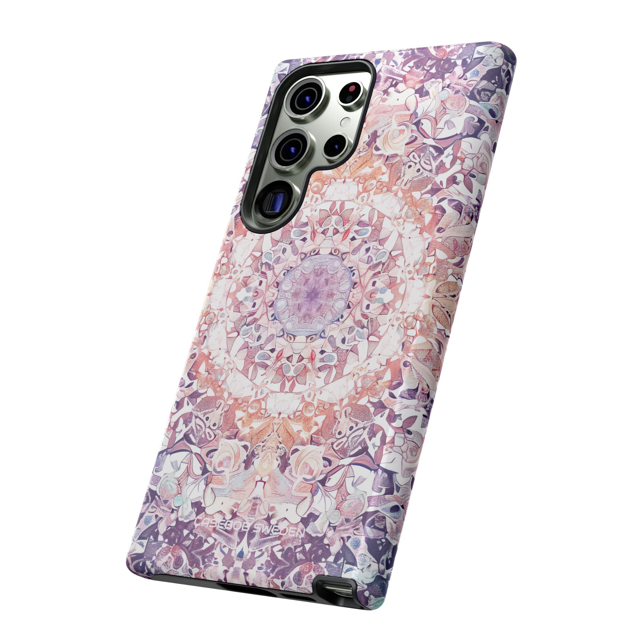 Purple Pink Mandala - Tough Samsung S23 Phone Case