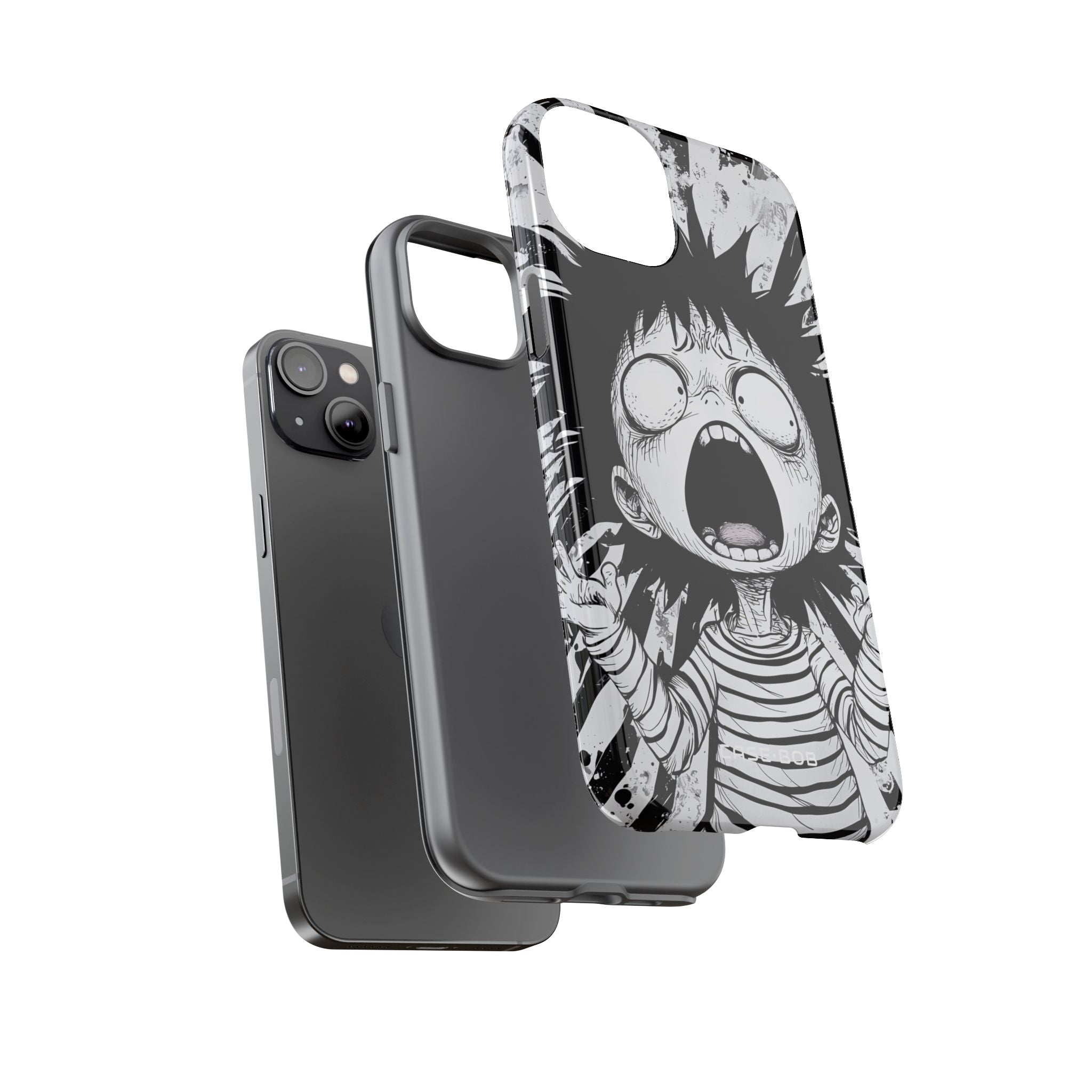 Screaming Stripes iPhone 14 Plus Case - Tough