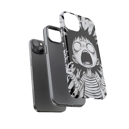 Screaming Stripes iPhone 14 Plus Case - Tough