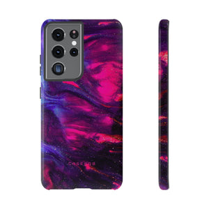 Deep Purple Ink Art - Protective Phone Case