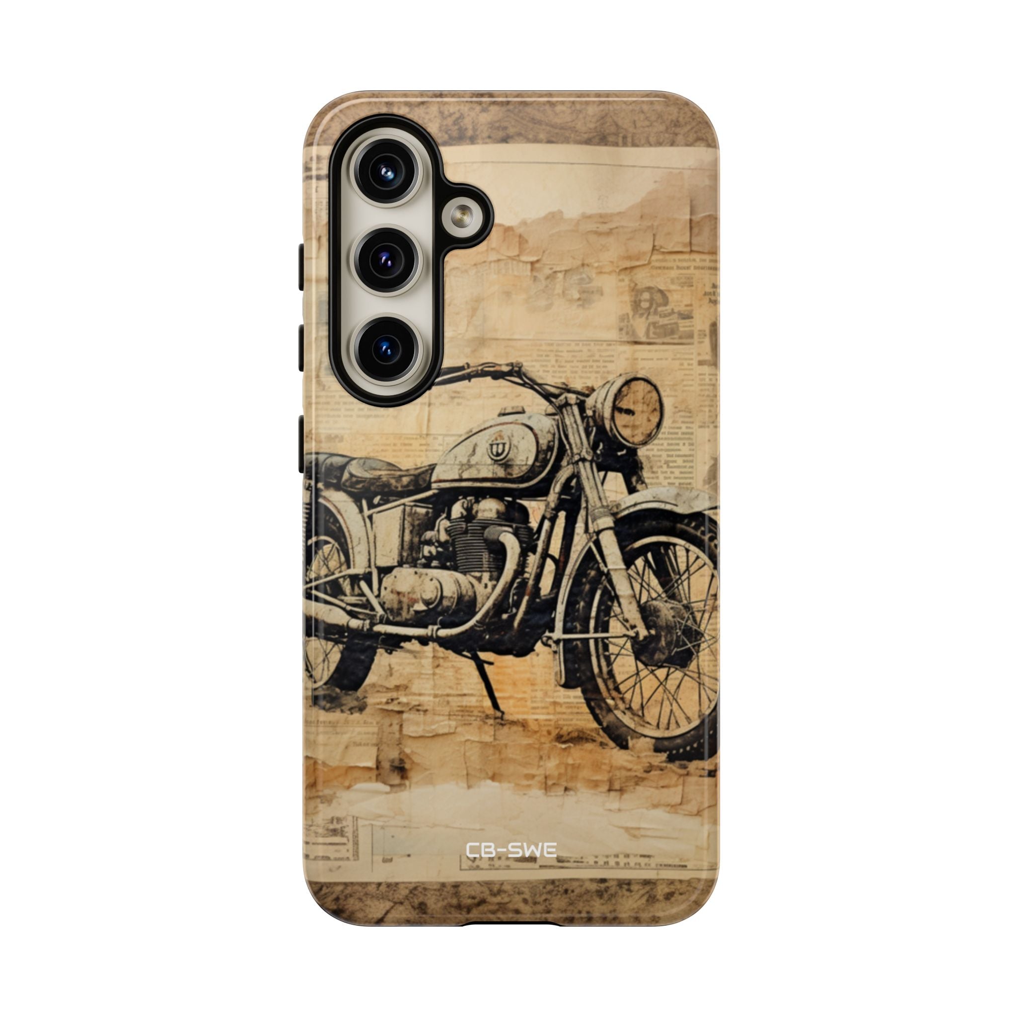 Vintage Motorcycle Collage - Samsung Case
