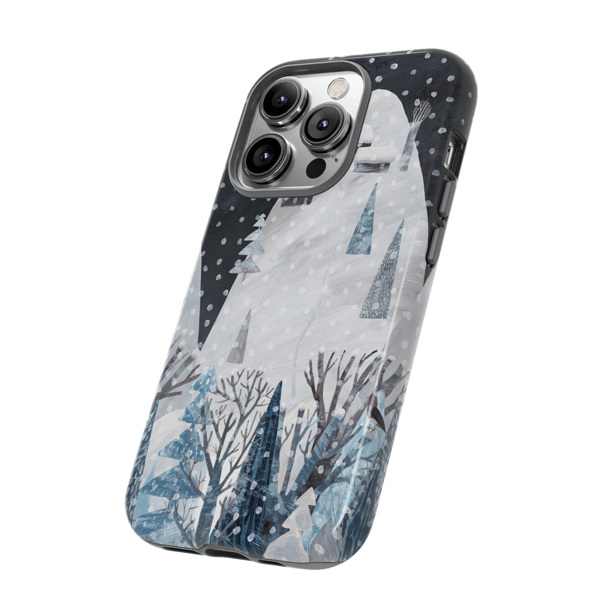 Cute Winter Landscape - Protective Phone Case