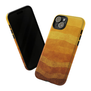 Sunset Gleam: Radiant Gradient - Protective Phone Case