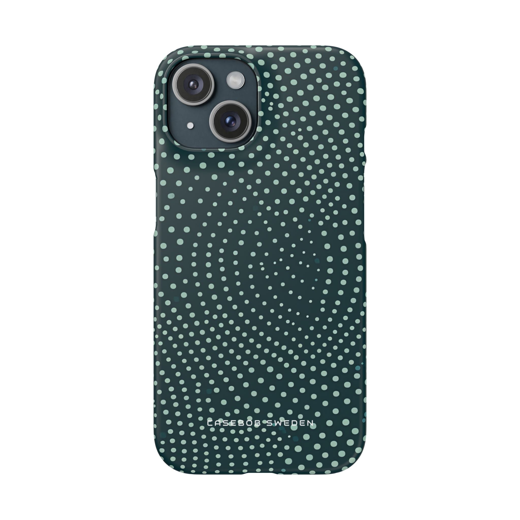 Teal Rippleflow iPhone 15 - Slim Phone Case