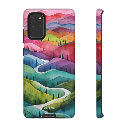 Whimsical Colorful Valleys - Samsung Case