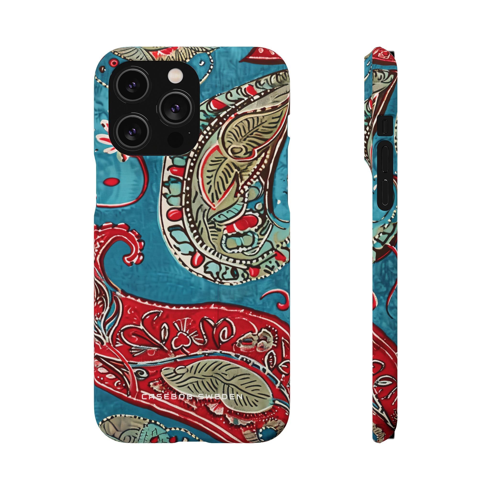 Vintage Paisley Elegance iPhone 14 - Slim Phone Case