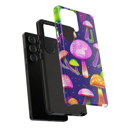 Neon Mushroom Dreams - Samsung Case