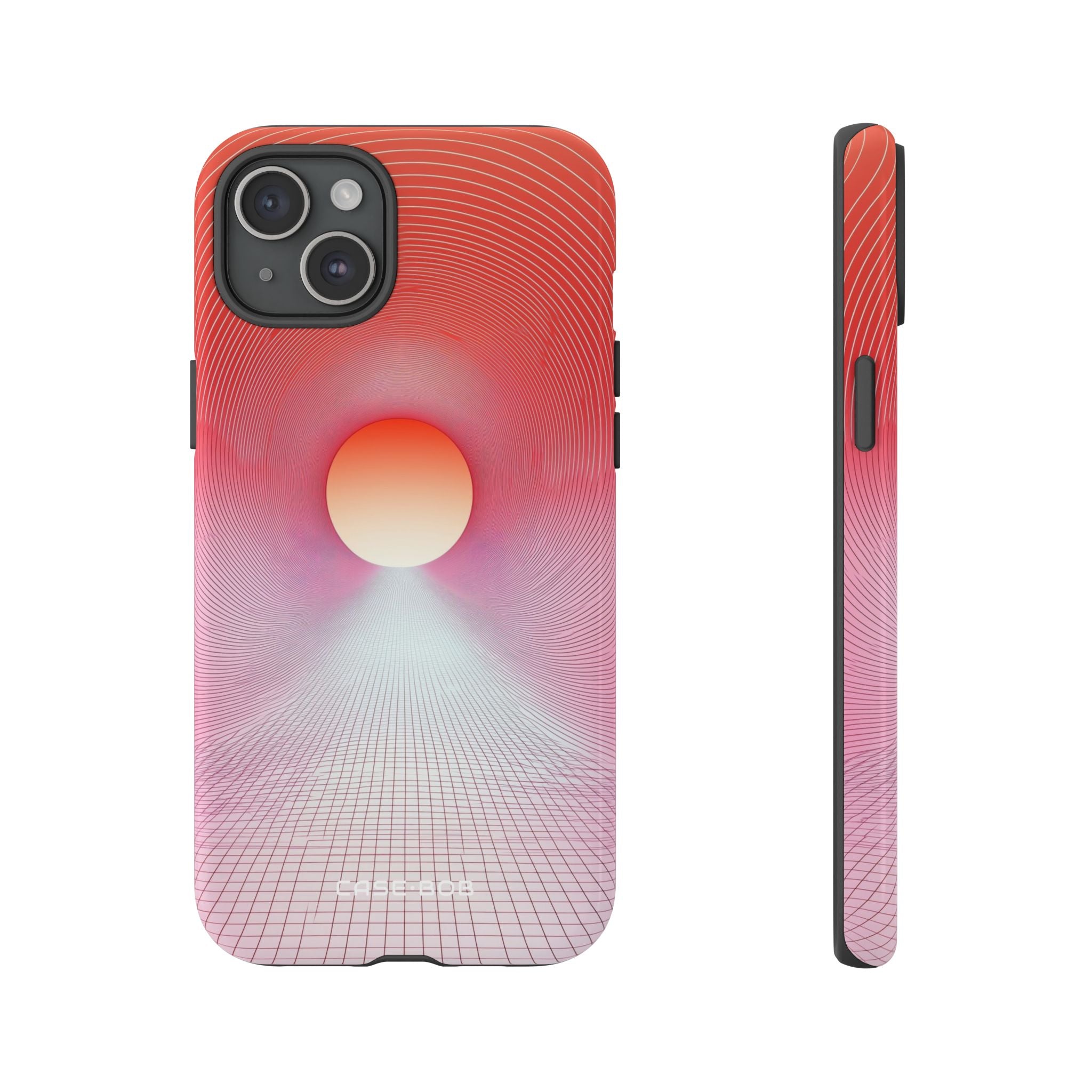 Orange Portal iPhone 15 Plus Case - Tough
