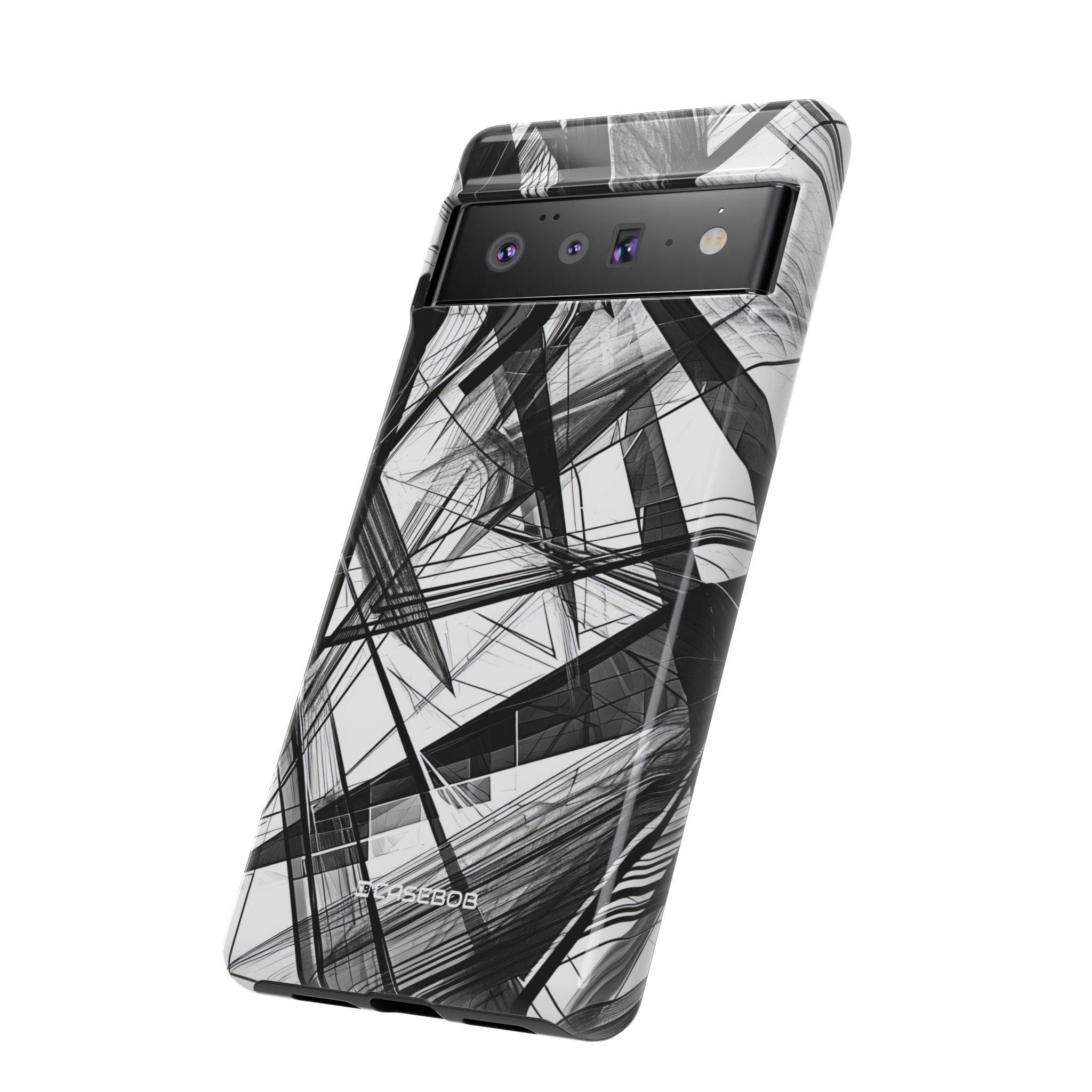 Monochrome Chaos - Phone Case for Google Pixel