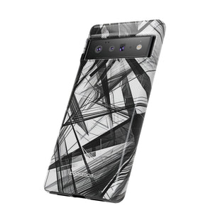 Monochrome Chaos | Protective Phone Case for Google Pixel