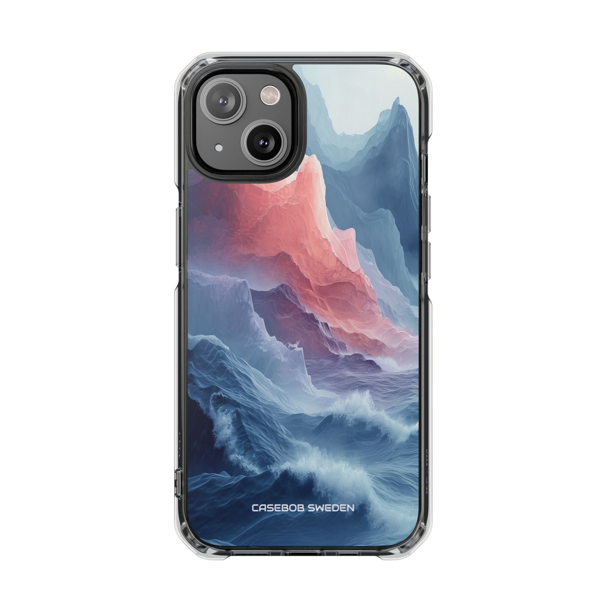 Mountain Wave Serenity - Clear Impact iPhone 14 Handyhülle