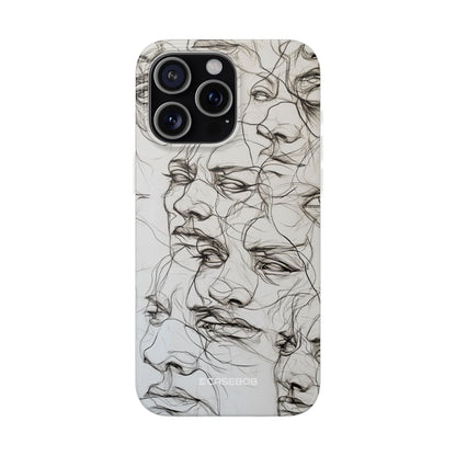 Ethereal Faces | Flexible Phone Case for iPhone