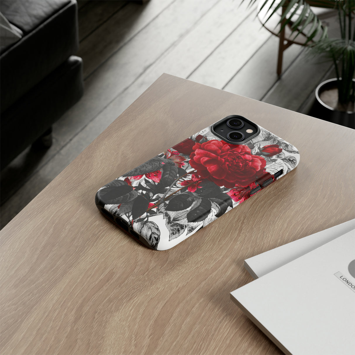 Grunicked Gothic Flower - Protective Phone Case