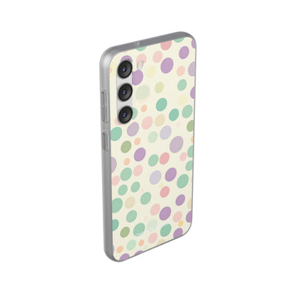 Playful Pastel Polka Dots - Flexi Samsung S23 Phone Case