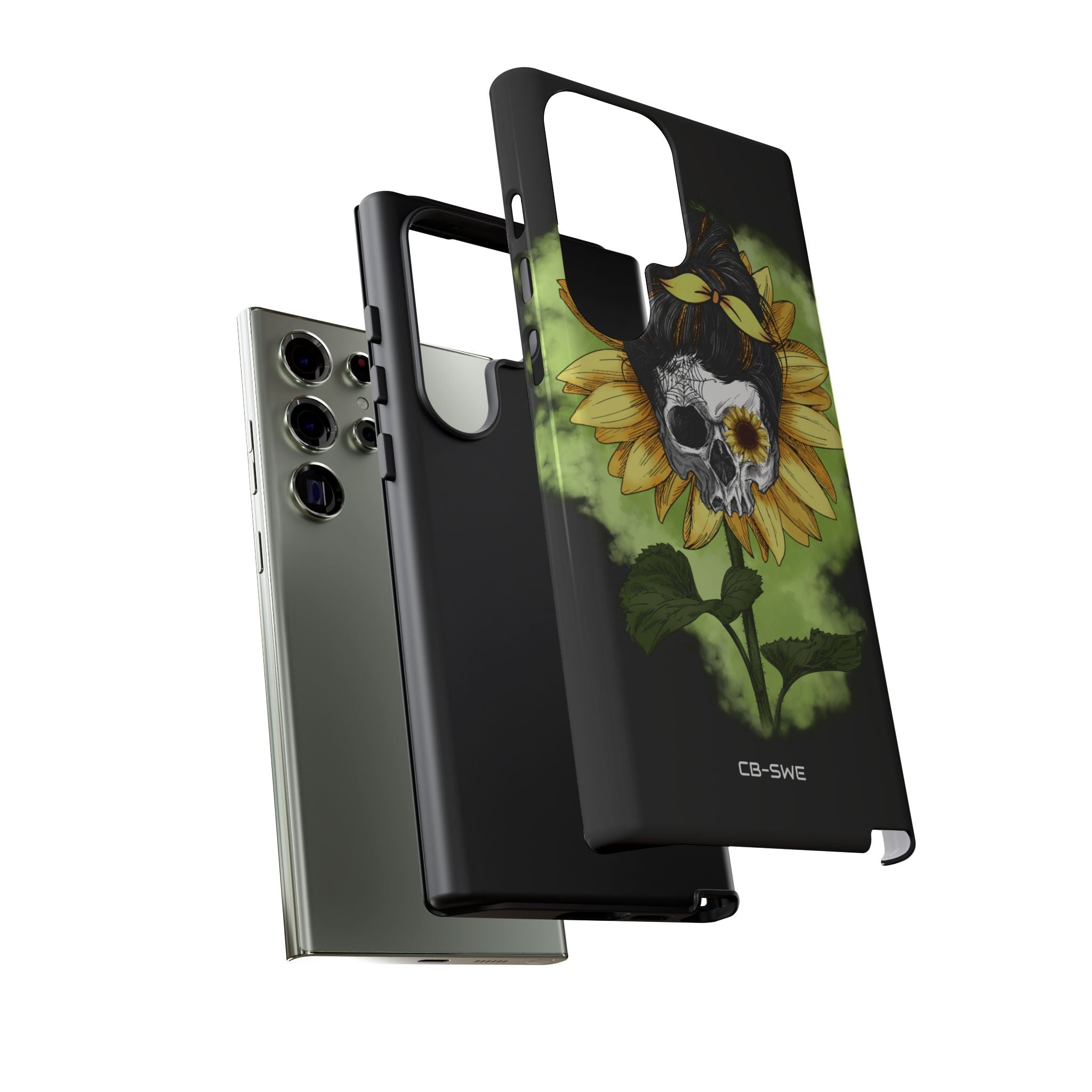 Sunflower Skull Fusion - Samsung Case