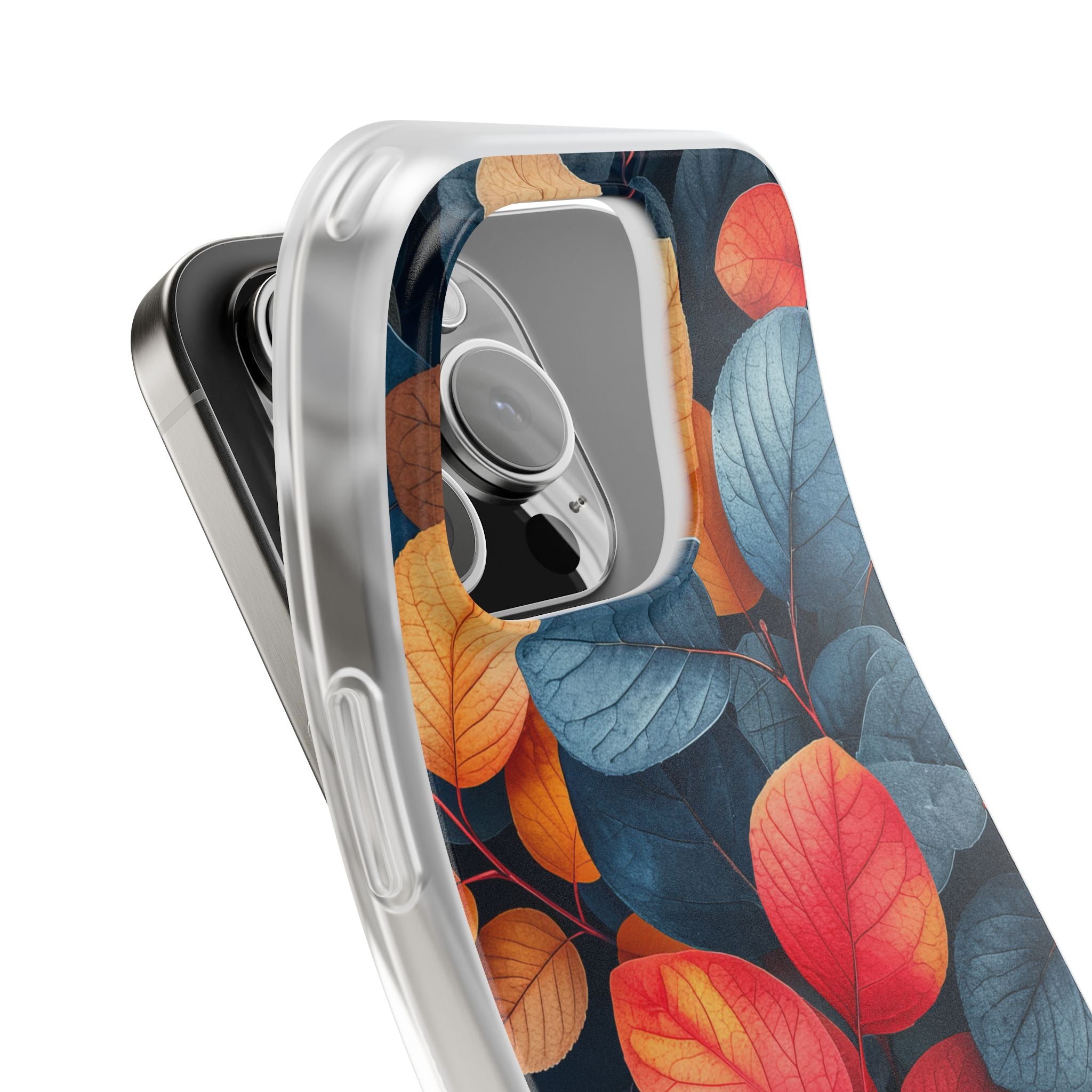 Vibrant Nature Leaves - Flexi iPhone 16 Phone Case