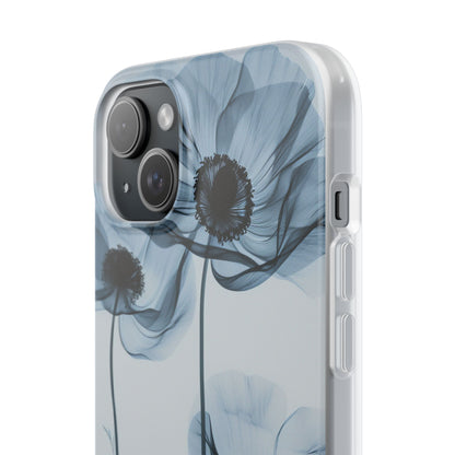 Ethereal X-Ray Flowers iPhone 15 - Flexi Phone Case