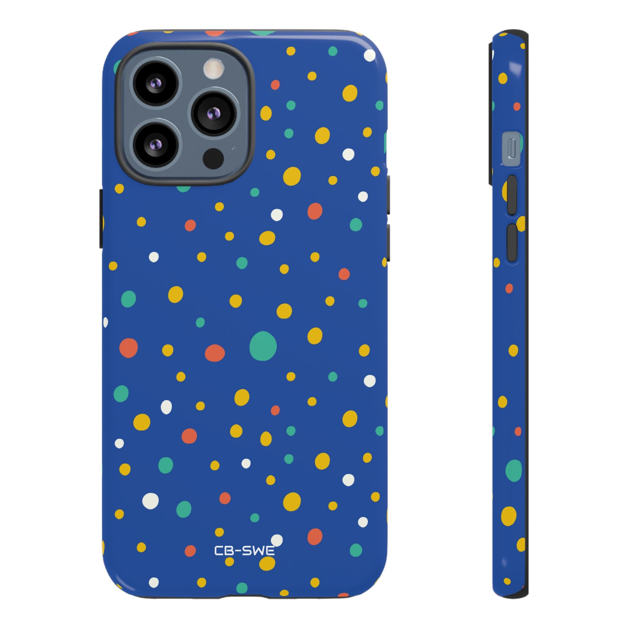 Colorful Dots Dance - iPhone Case