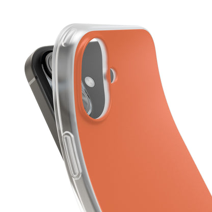 Coral Orange iPhone 16 - Flexi