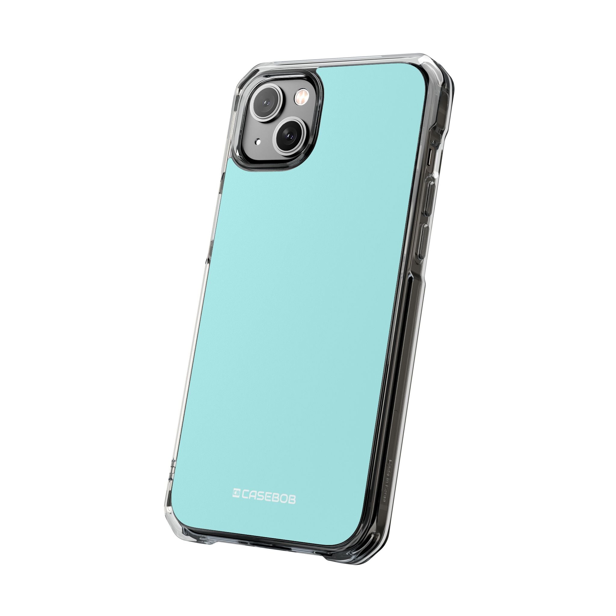 Pale Turquoise - Clear Impact Case for iPhone