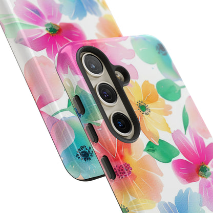 Vibrant Floral Impression - Samsung Case