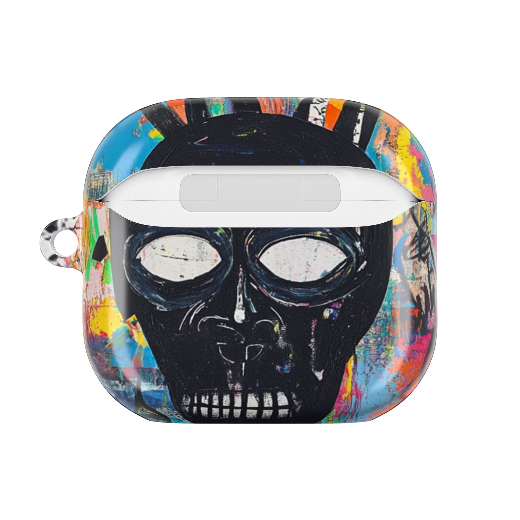 Neon Skull Burst - AirPods Case