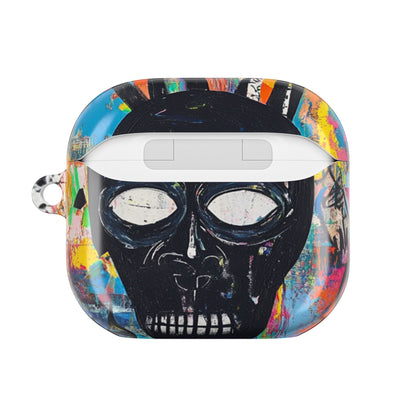 Neon Skull Burst - AirPods Case