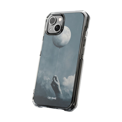 Moon Cradled Softly iPhone Case - Impact