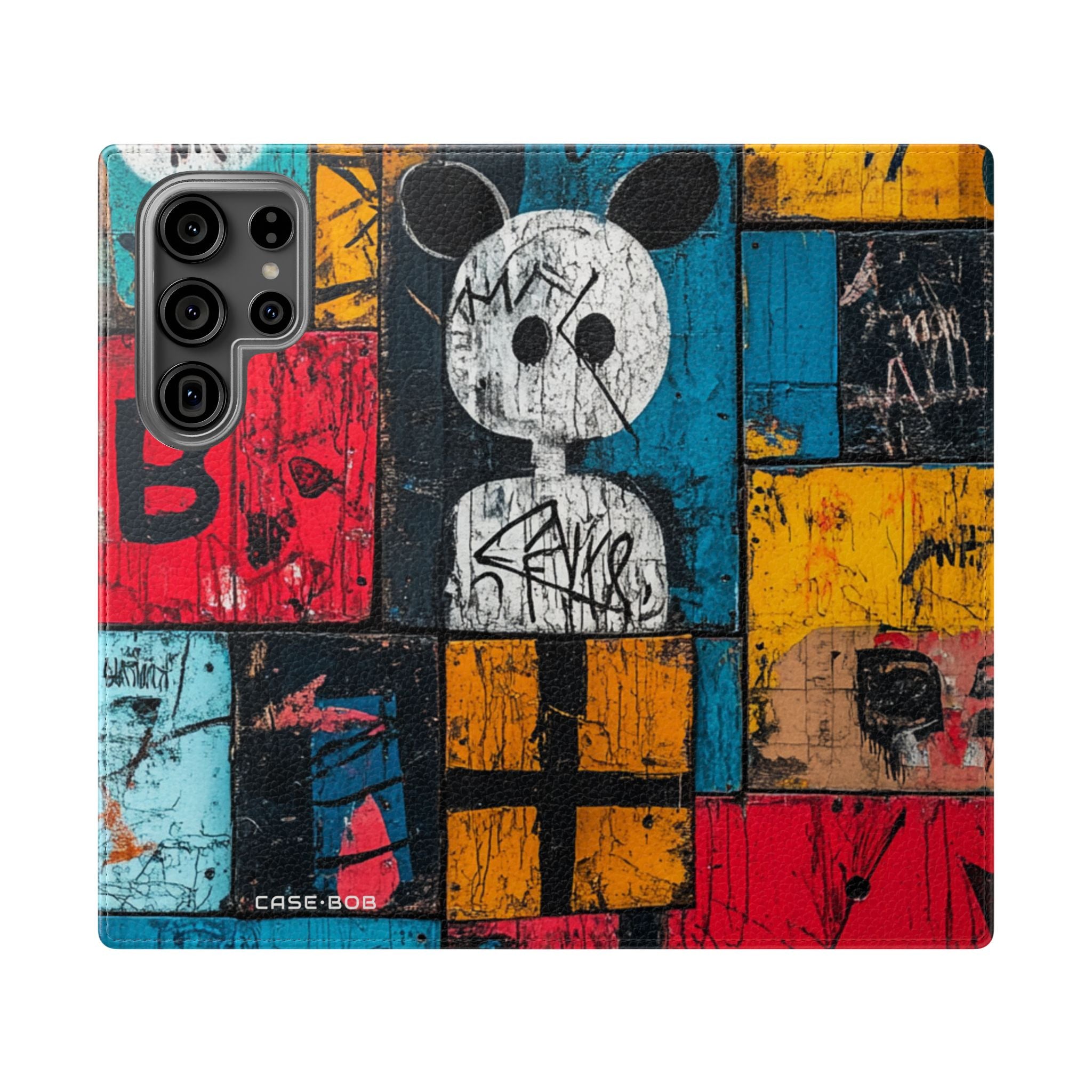 White Orb Graffiti - Samsung S23 Ultra Case - Wallet