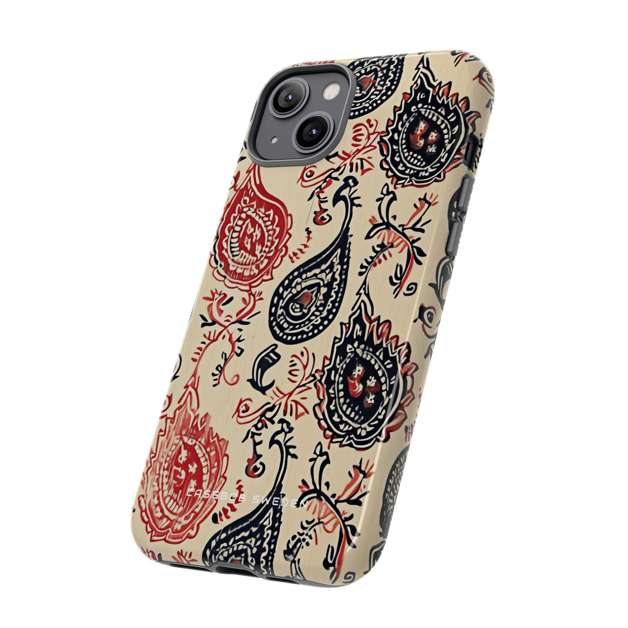 Vintage Paisley Elegance iPhone 14 - Tough Phone Case