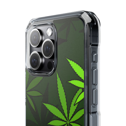 Green Leaf Symmetry iPhone Case - Impact