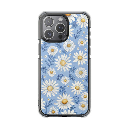 Daisies On Blue iPhone Case - Impact