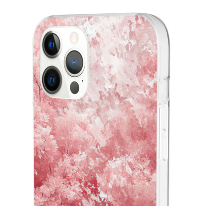 Pantone Rose | Handyhülle für iPhone (Flexible Hülle)