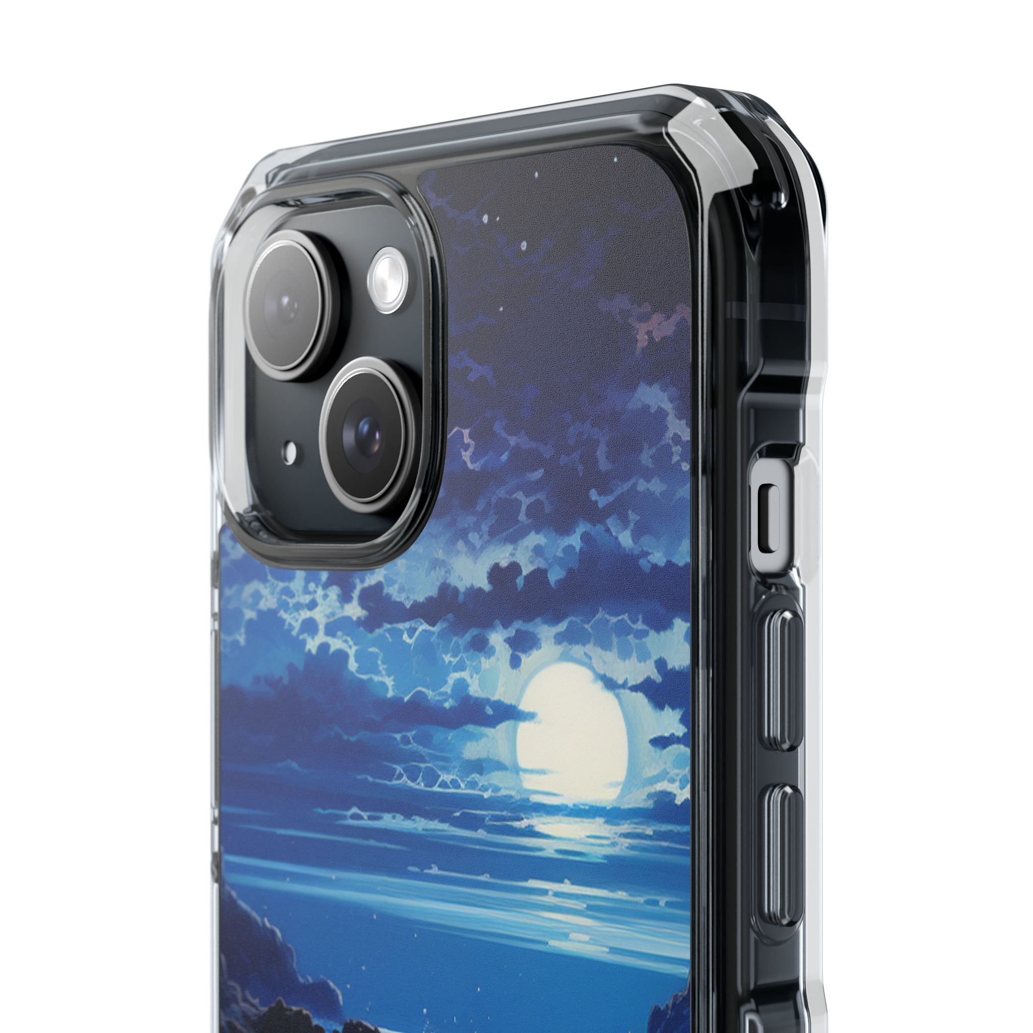 Moonlit Sea Dance iPhone Case - Impact