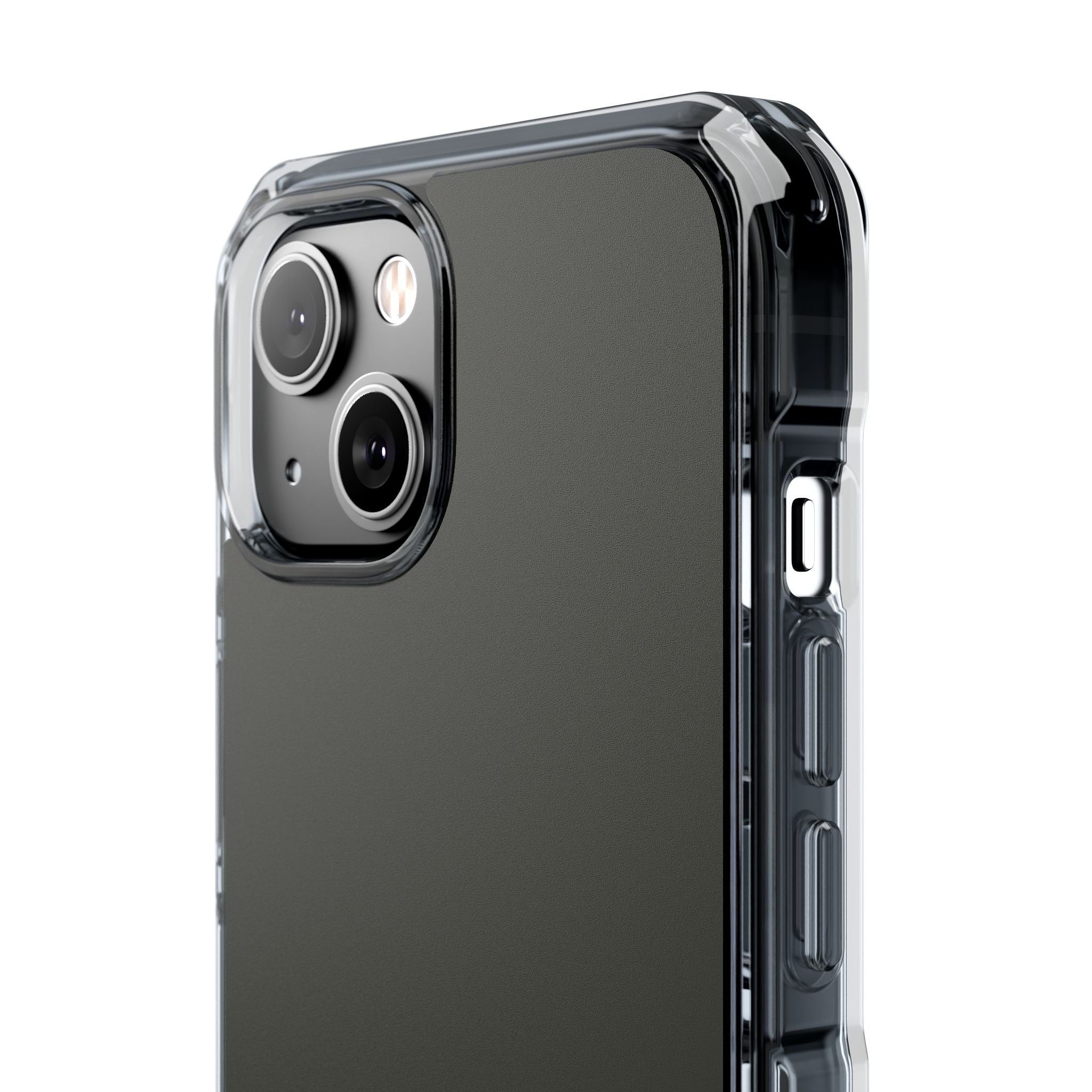 Black Olive - Clear Impact Case for iPhone