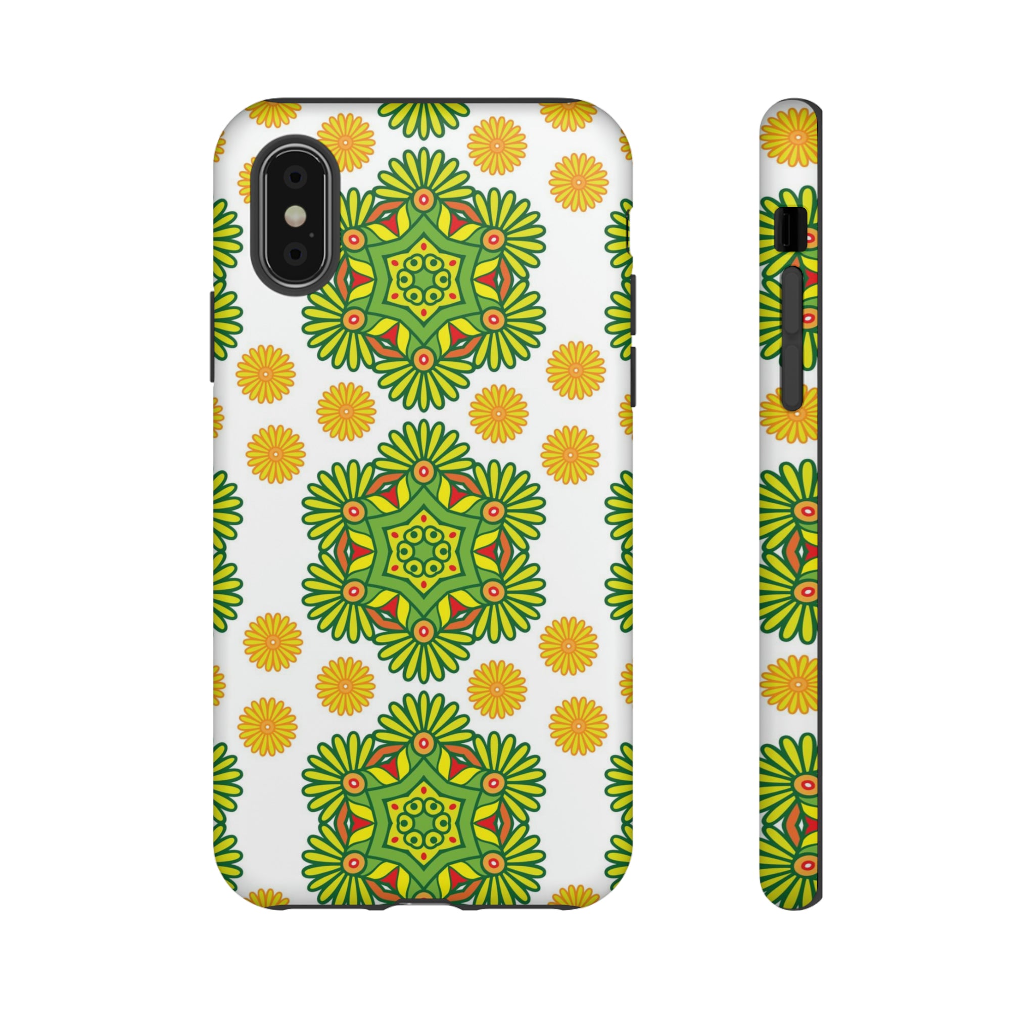 Lime Mandela - Protective Phone Case