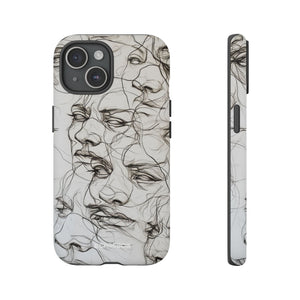 Ethereal Faces | Protective Phone Case for iPhone