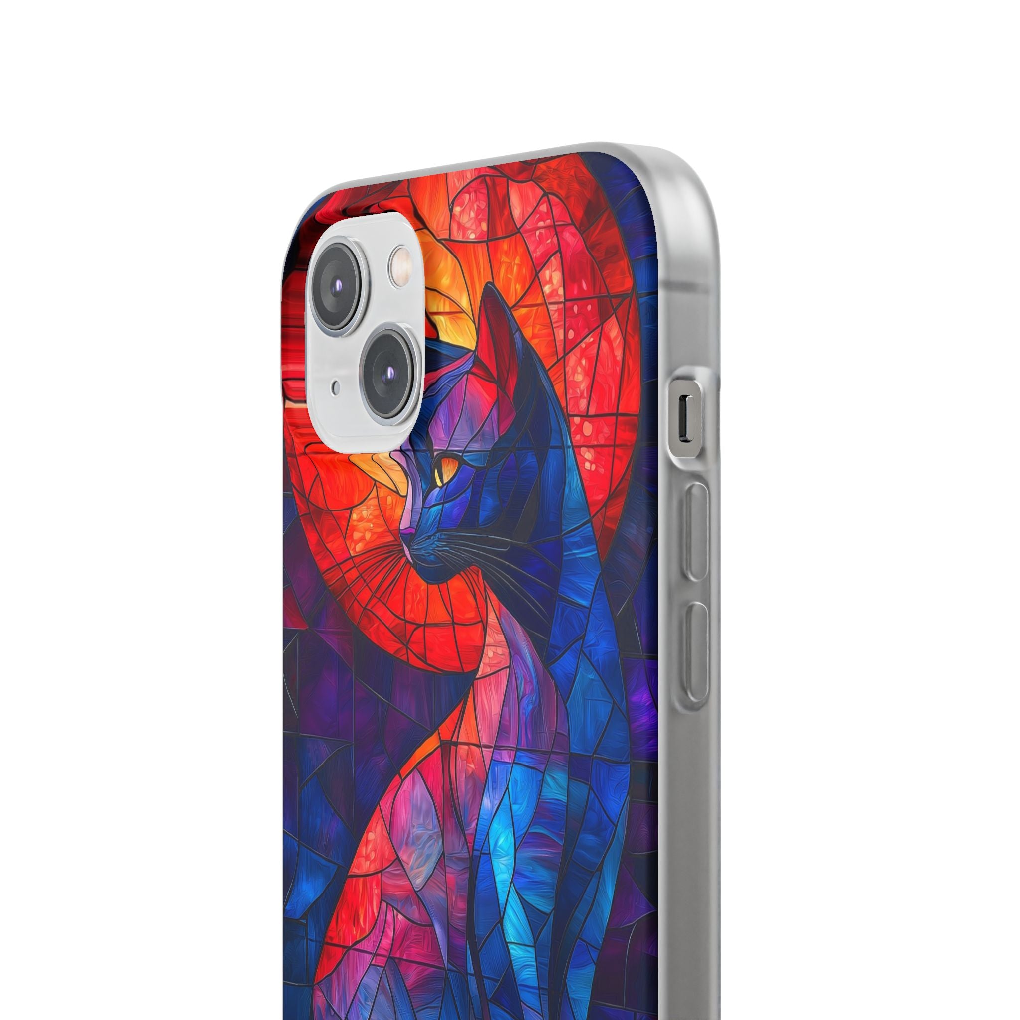 Celestial Cat iPhone 14 Plus Case - Soft