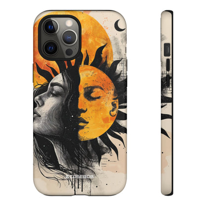 Sunlit Duality | Protective Phone Case for iPhone