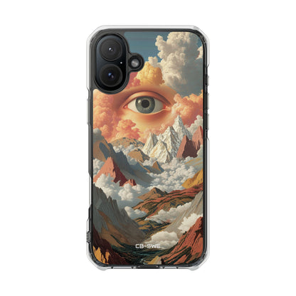 Eye Reflects Mountains iPhone Case - Impact