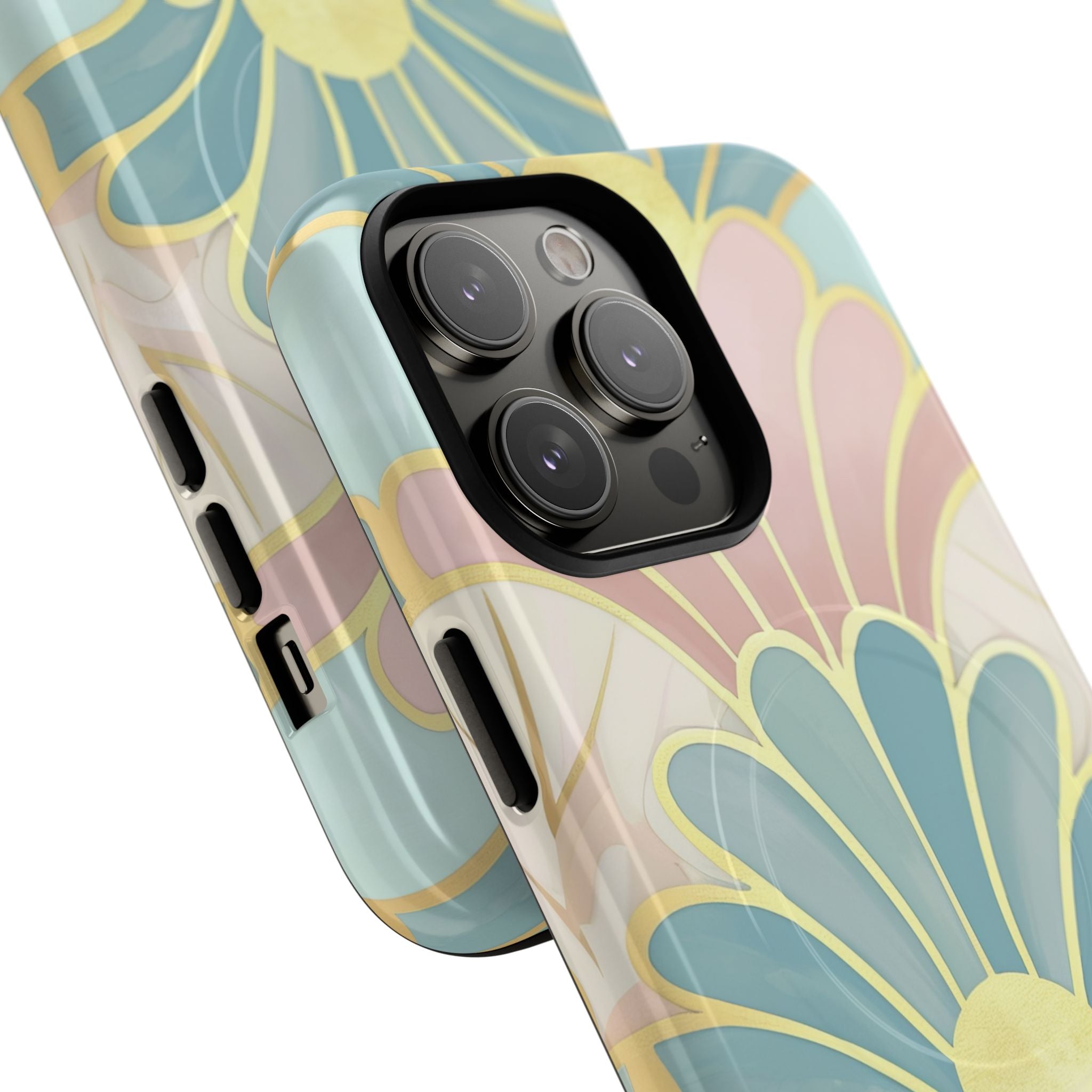 Pastel Deco Elegance - Tough + MagSafe® iPhone 14 Phone Case