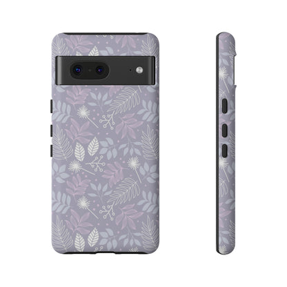 Purple Mona Leaf - Protective Phone Case