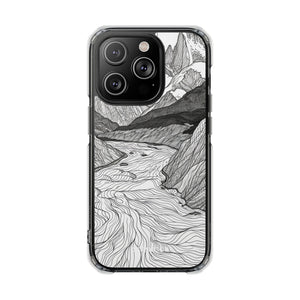 Mountain Tranquility - Phone Case for iPhone (Clear Impact - Magnetic)